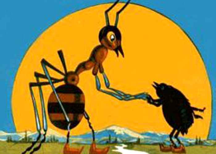 Блоха і мураха казка