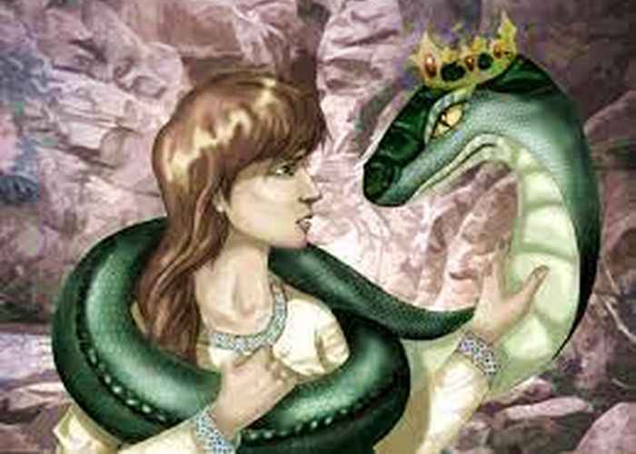 Королева змій казка